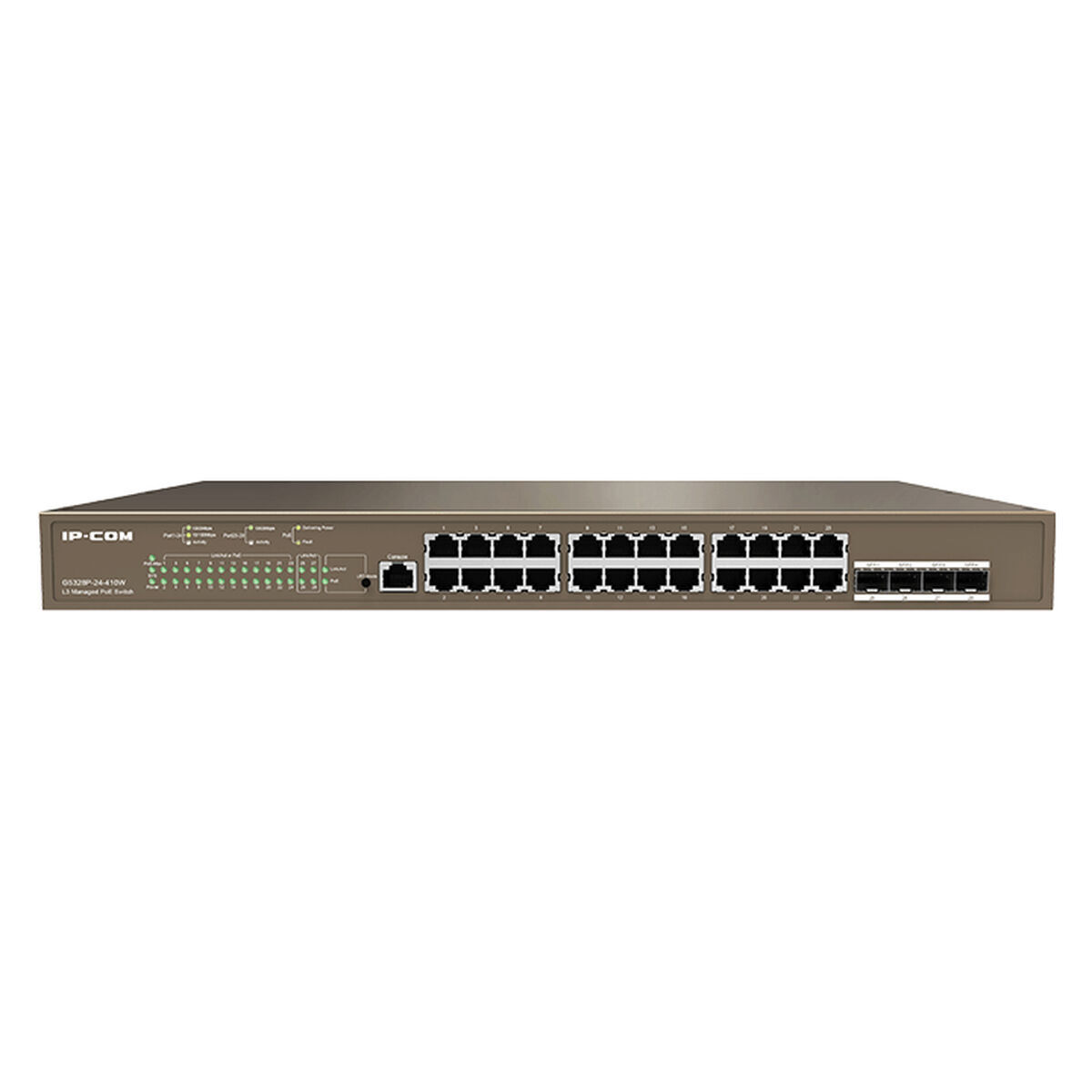 IP-Com G5328P-24-410W IP-COM Switch 24-Port GE G5328P-24-410W       370W (24x PoE)