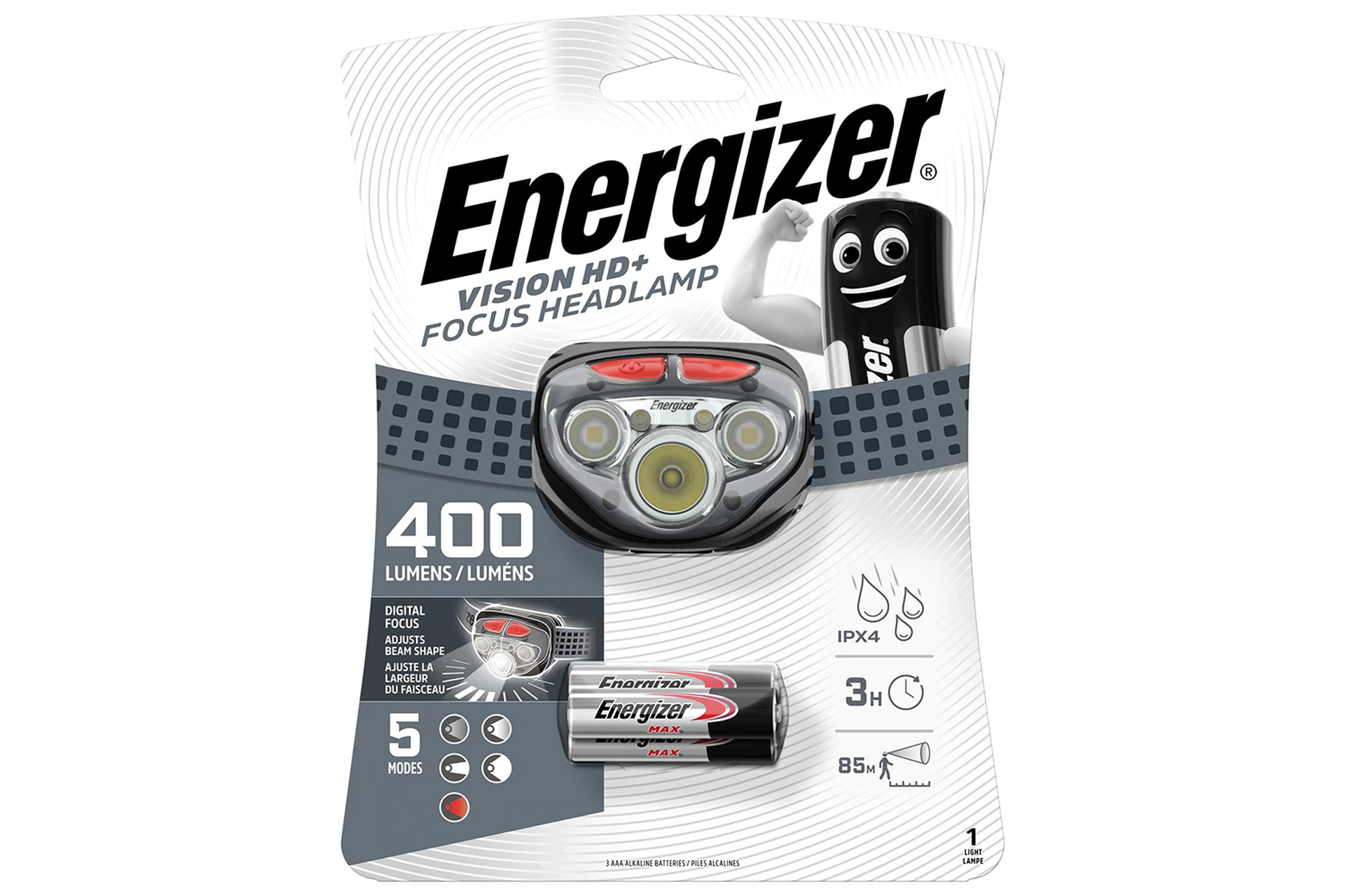 Energizer Vision Ultra Headlamp Kopflampe 400 Lumen Kopflampe Angeln Outdoor