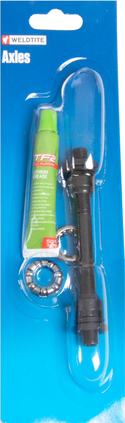 Weldtite Achse Fahrrad vorne hinten 108 mm 145 mm Fahrradachse M9x1 M10x1 für Schnellspanner QR 08316