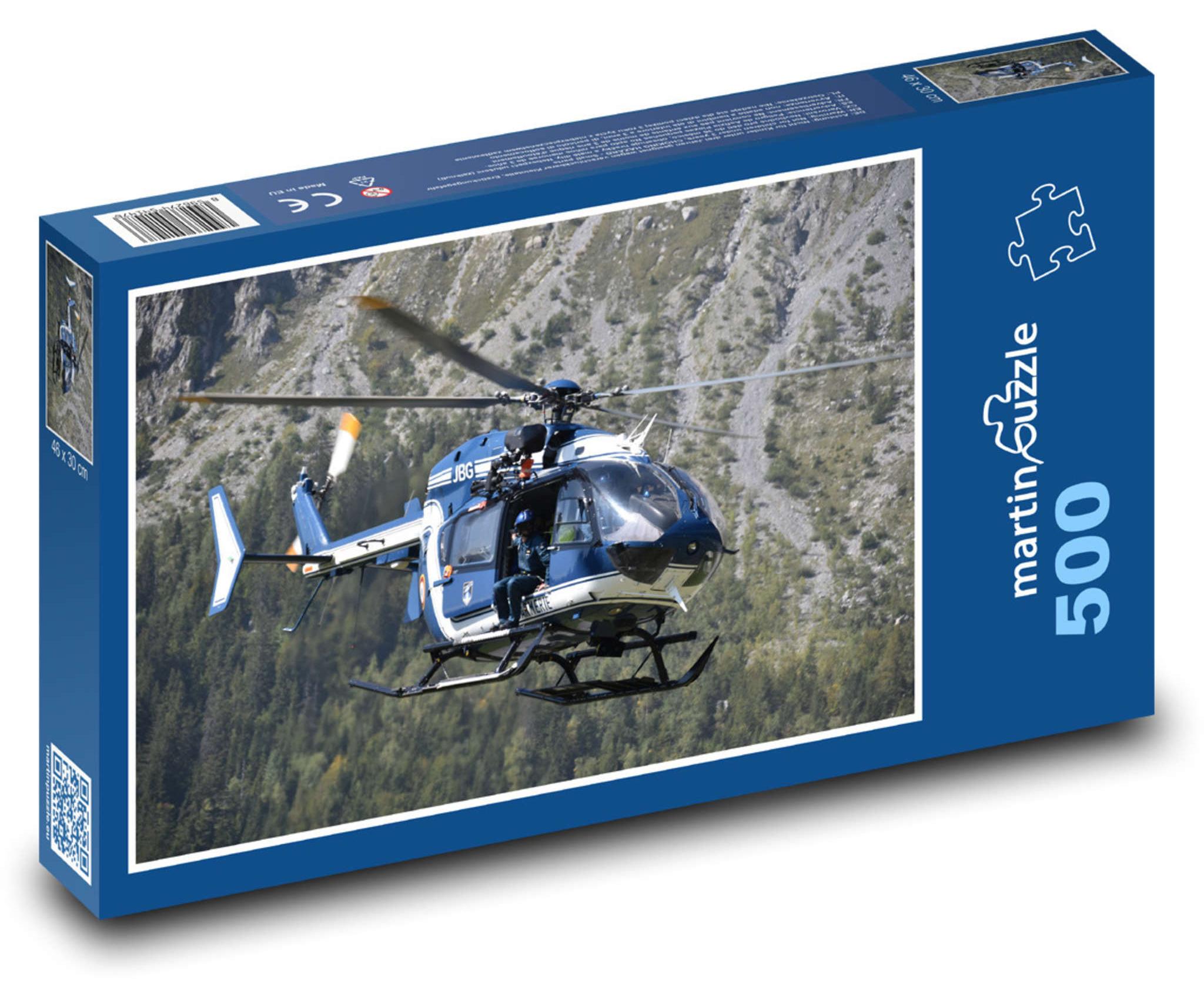 MCprint martinpuzzle - Puzzle 500 Teile - Hubschrauber - Hubschrauber, Flug