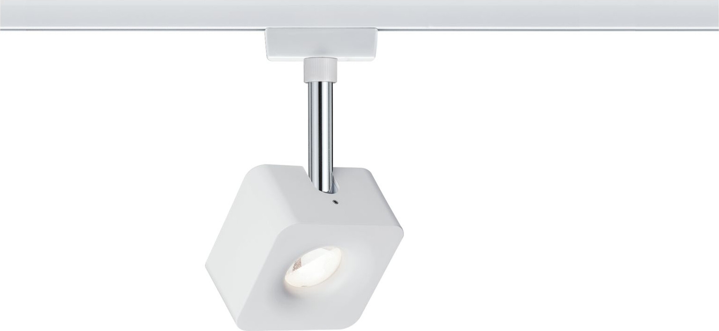 Paulmann URail Spot Cube 1x8W Weiß/ Chrom 230V Metall/Kunststoff dimmbar15854 75969