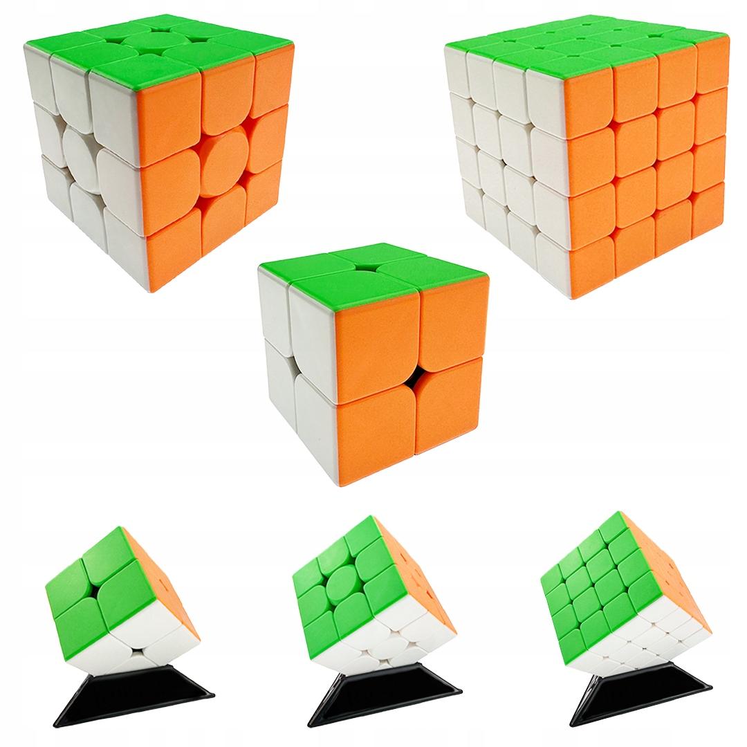 MoYu Zauberwürfel Set 2x2 3x3 4x4 mit Ständern
