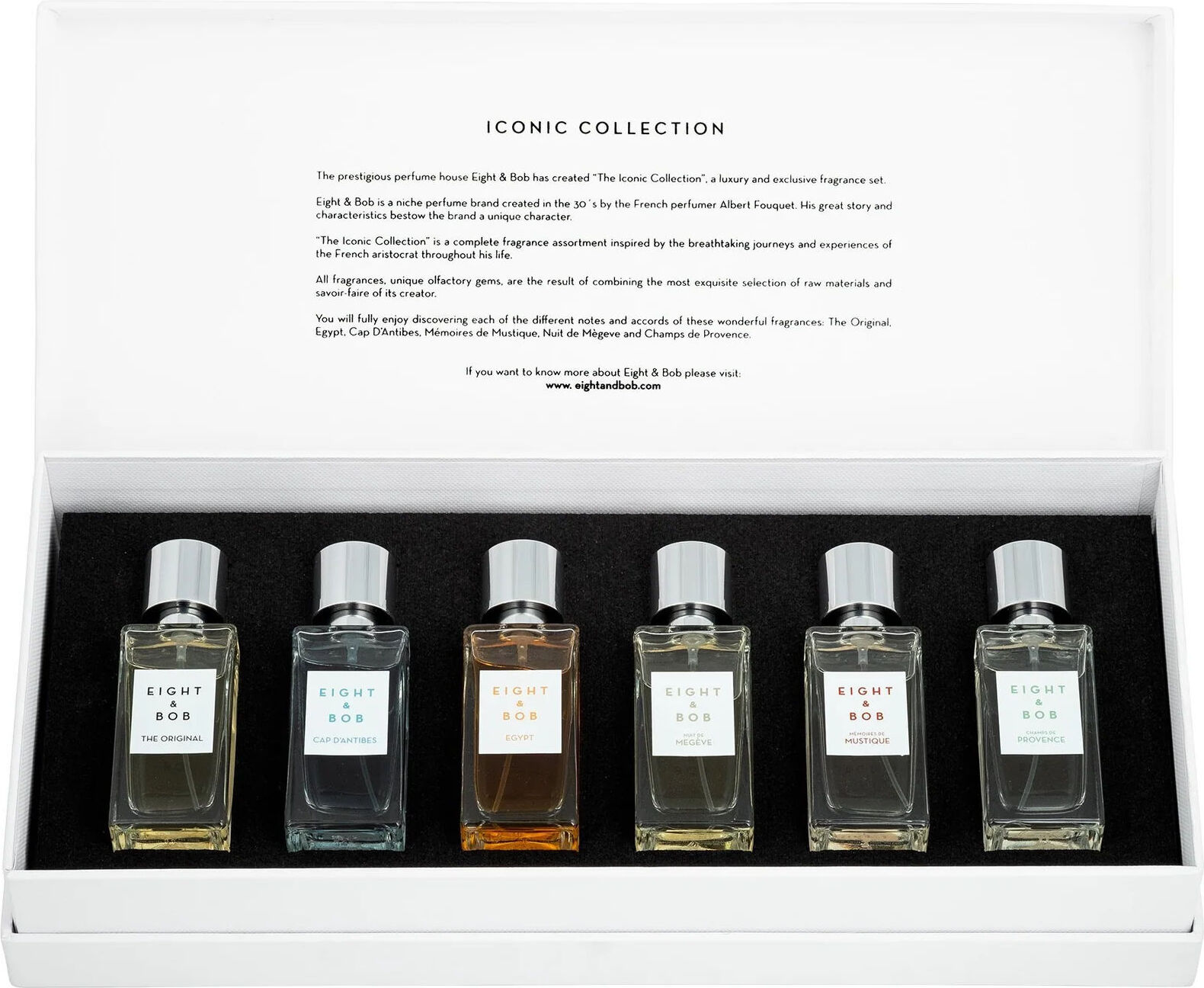 Eight & Bob Iconic Collection parfémy 6x30ml