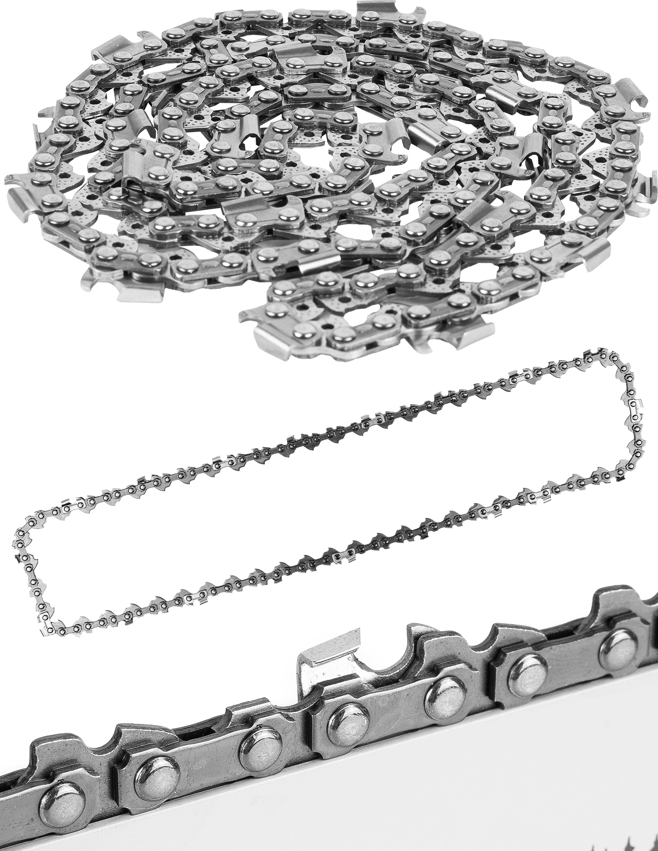 MalTec Kette für Elektrische Säge 16", 36 Schneideglieder Holzbearbeitung robust