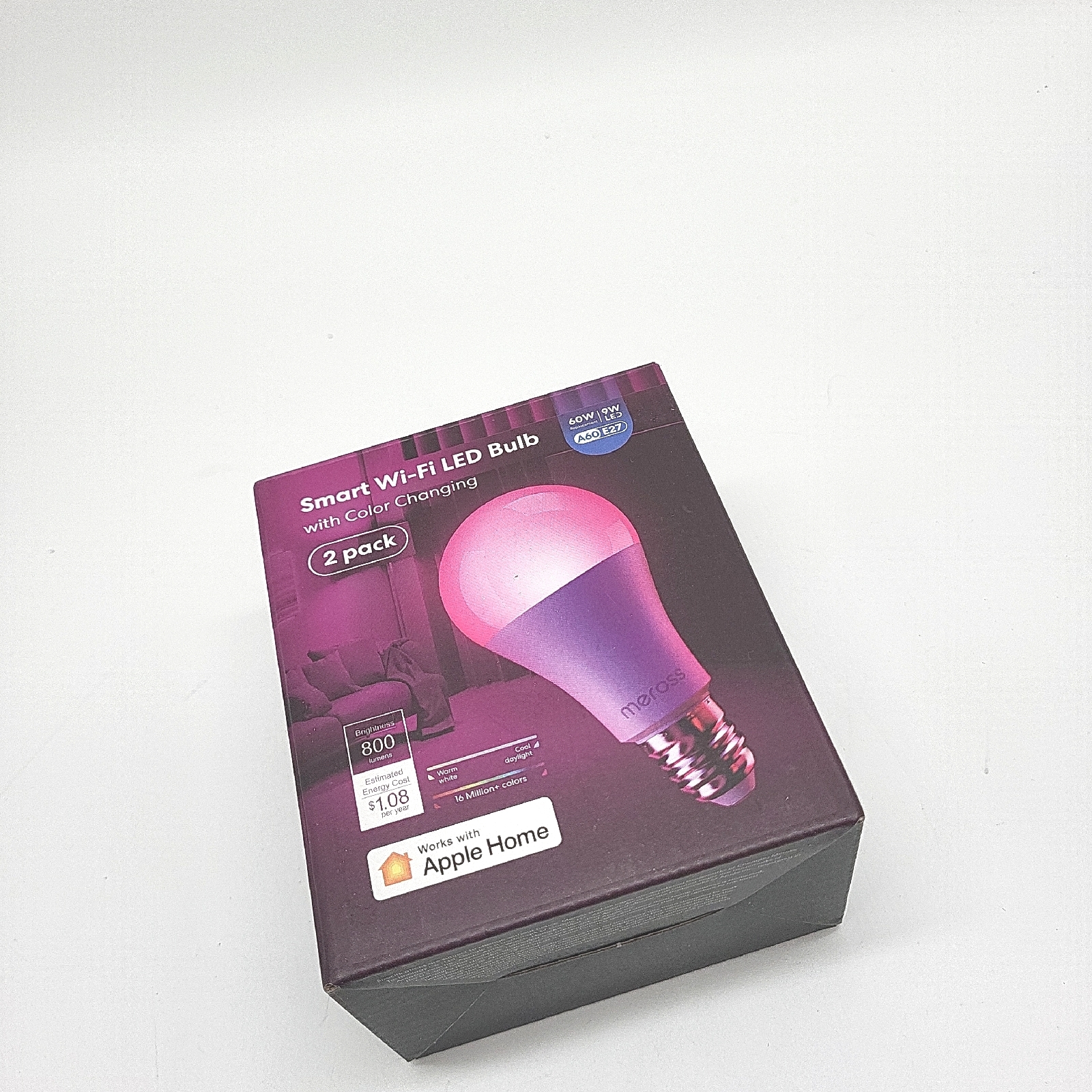 Meross LED Glühbirnen Set Beleuchtung Smart HomeKit Siri Alexa Googlesteuerung