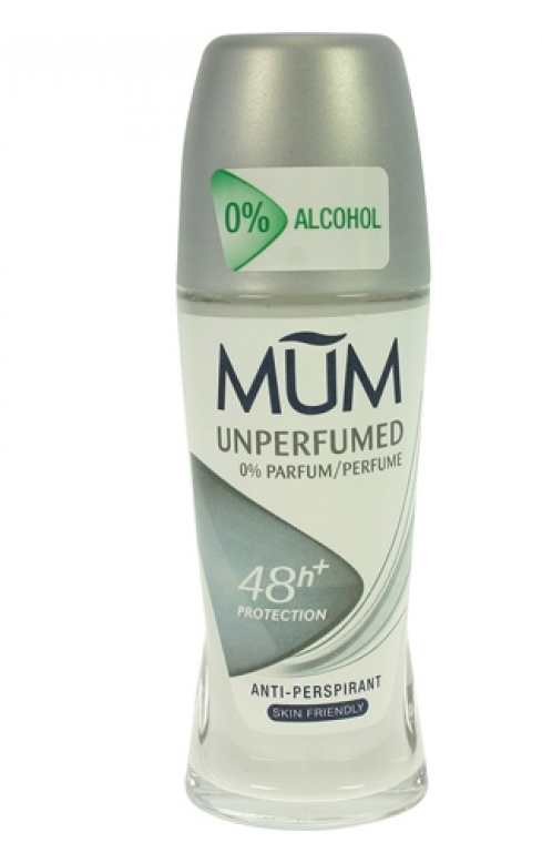 Mum Leichtes Antitranspirant, 50ml - Ohne Duft. Schützt langanhaltend vor Schweißbildung. Sanft zur Haut. Perfekt für den täglichen Gebrauch. 0075.05-01