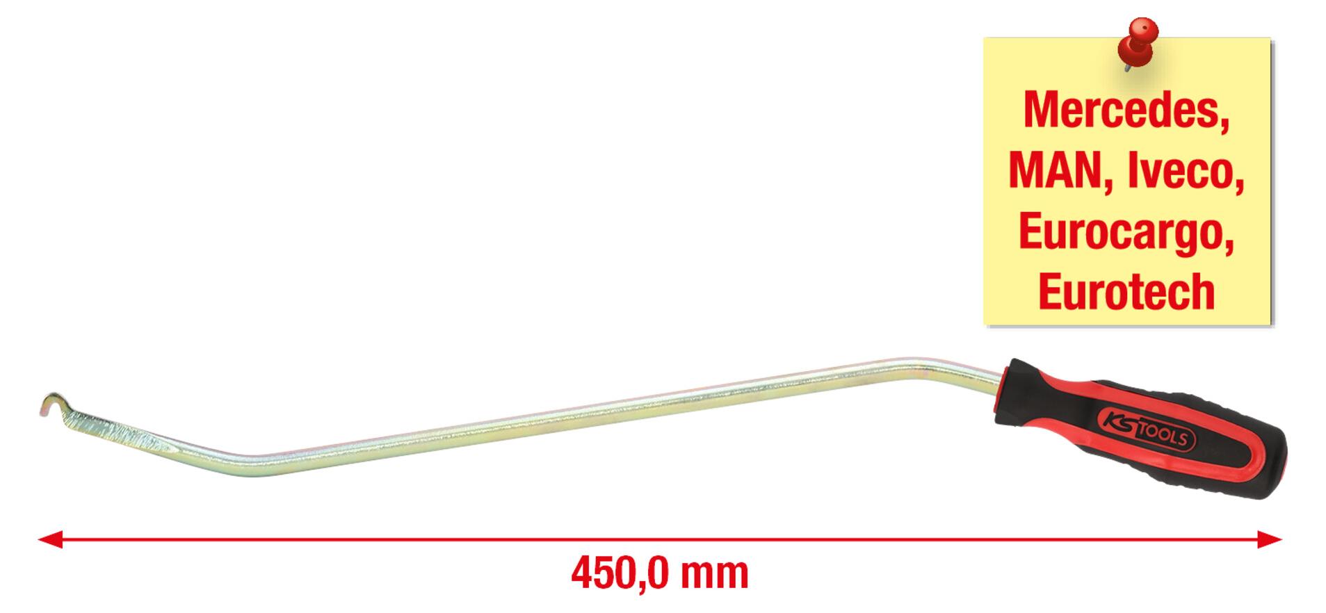 KS Tools Bremsfederhebel für LKW, 450 mm 450.0310