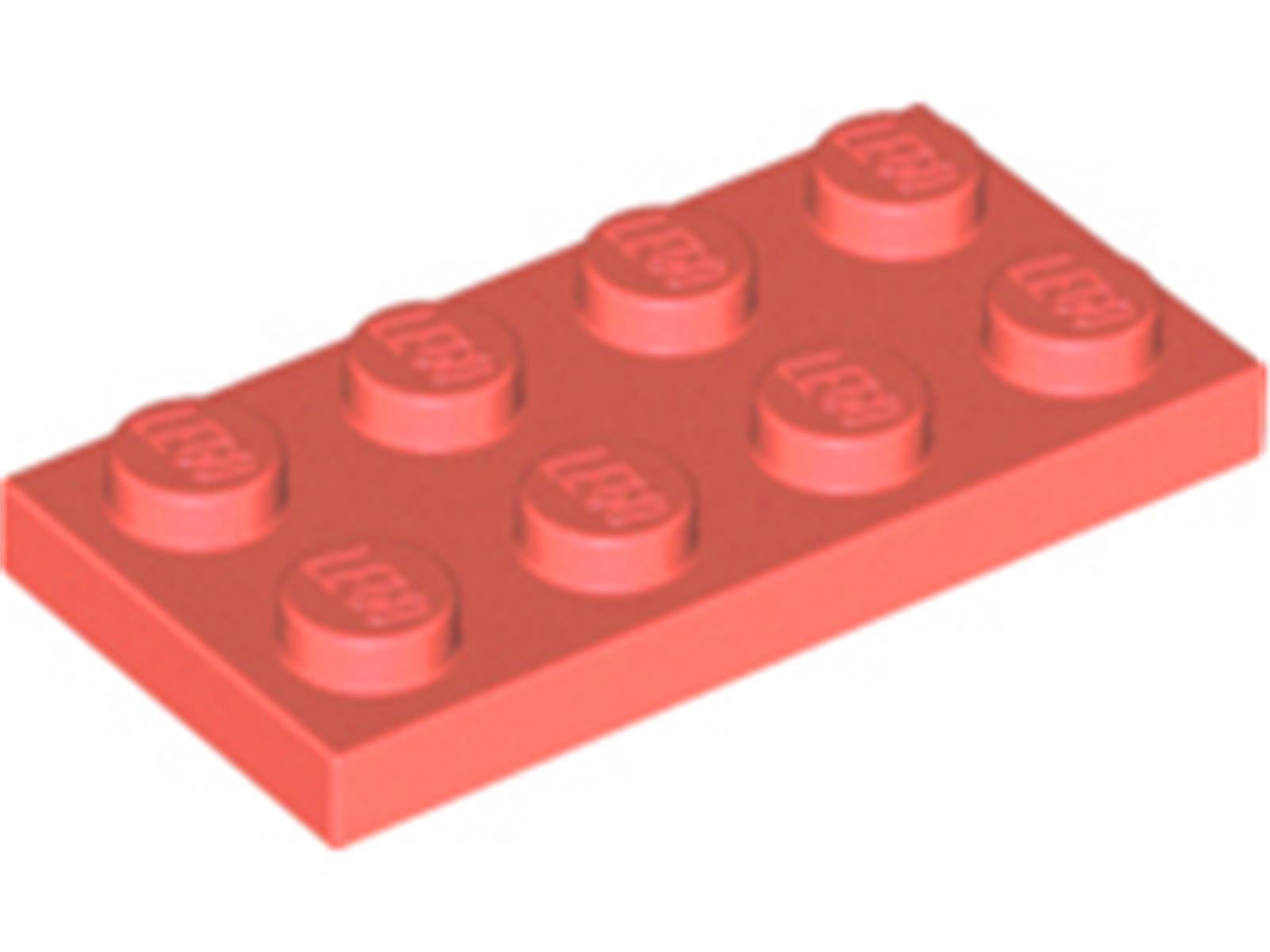 Lego® 10 ks 3020 Dosky Dosky 2x4 časť Basic 10 Coral
