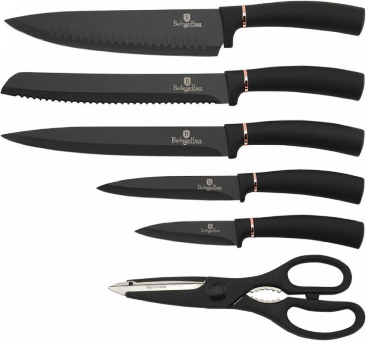 Berlinger Haus Messer Set Bh-2481 Im Ständer 31935