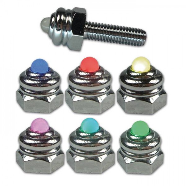 4U-Onlinehandel LED-Schraubenset, rot, 6 mm, Edelstahl 2.018.111