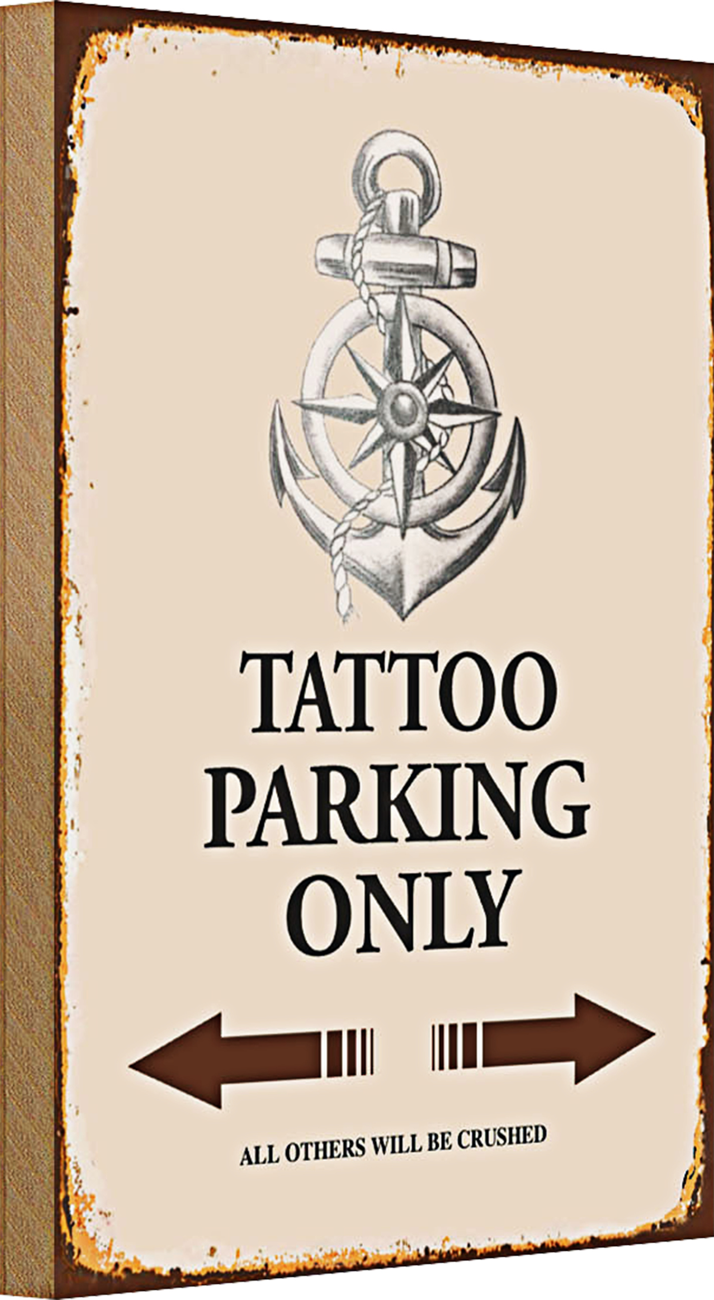 Roomando Holzschild Spruch 30x20cm ich mache jetzt zwei Diäten