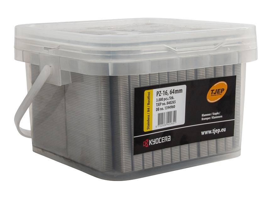 Klammern Z 64 CRFHA 64mm rostfrei A4 Prebena Z64CRFHA Haubold KG 764 Tjep PZ-16 Würth WKG KL-57 3M 840265