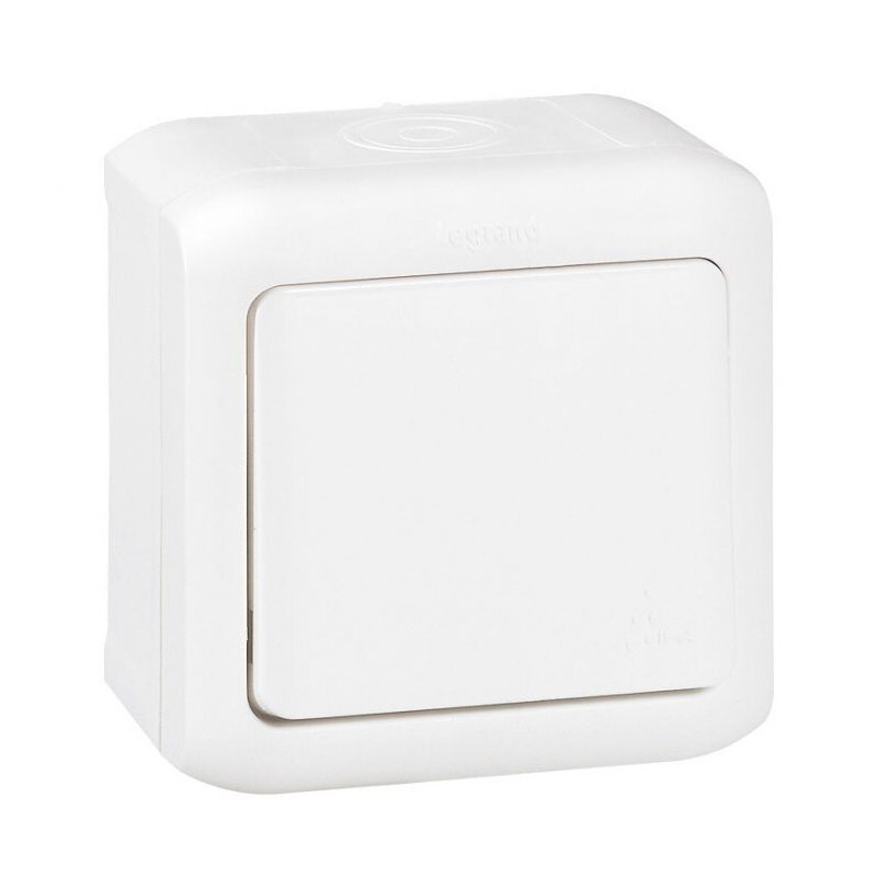 Forix legrand einpoleschlssel 10AX fr offene Montage - Wei