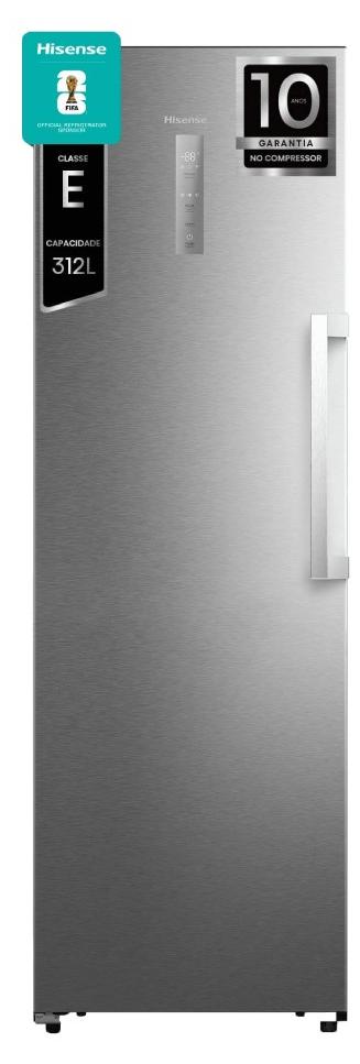 Hisense FT3K310SAIE1, 312 l, 15 kg/24h, SN-T, No-Frost-System, E, Edelstahl