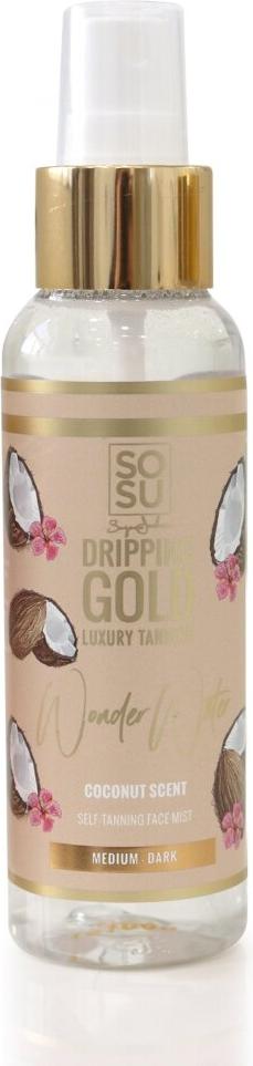 Spray Tanning Tents Samoopalovací mlha Dripping Gold Wonder Water Coconut Kokos Medium/Dark 100ml