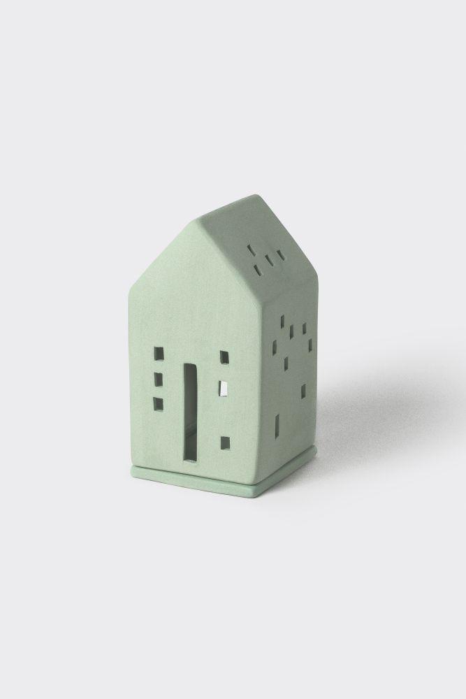 Räder Lichthaus grün 7x7,5x13,5cm 51600