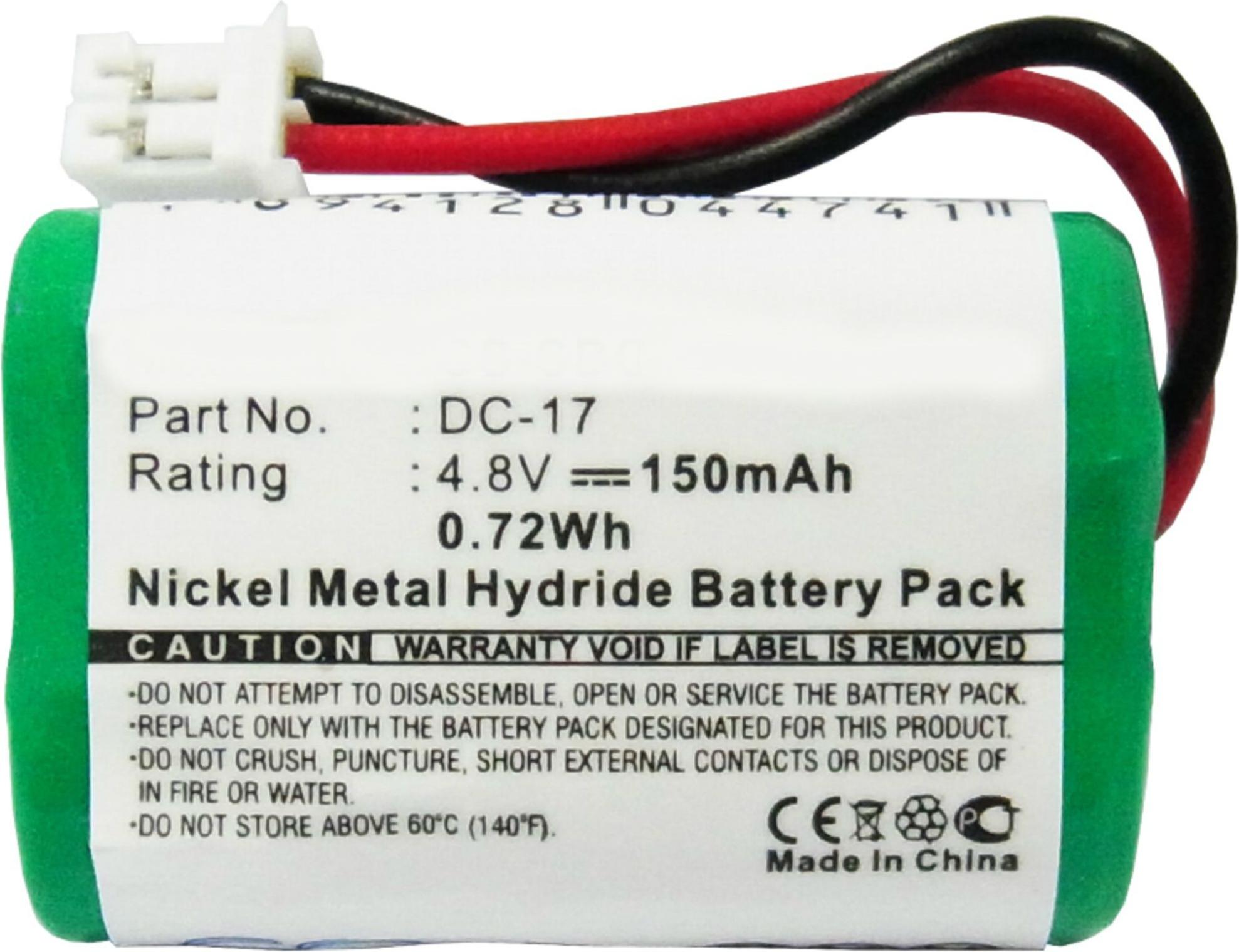 subtel, Akku für Hundehalsband kompatibel mit SportDOG FieldTrainer SD-400, FieldTrainer SD-400S, Sport Trainer SD-400 (150mAh, 4.8V) Ersatzakku SDT00-11907 918113