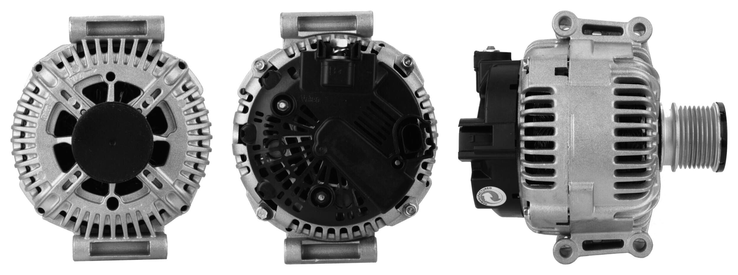 LUCAS LRA03071 alternátor LiMa 180 A, 12 V, vhodný pre MERCEDES-BENZ trieda M (W164), trieda G SUV (W463), trieda R (W251, V251), GL (X164)