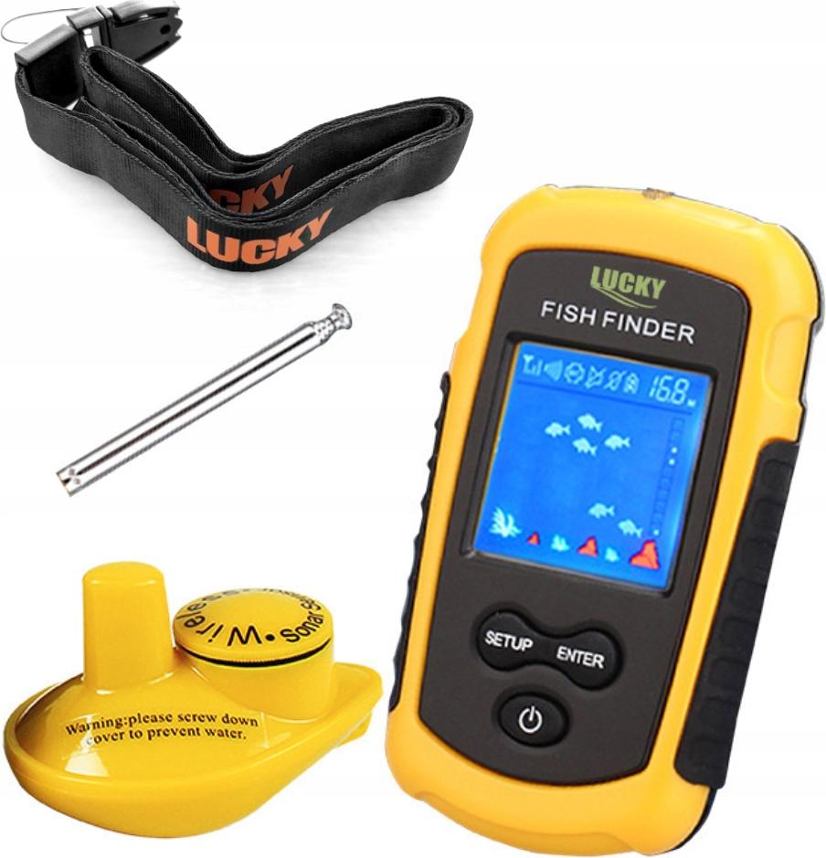 Lucky RF Sonar Angeln Echolot Drahtloser Detektor Fischfinder FF1108-1