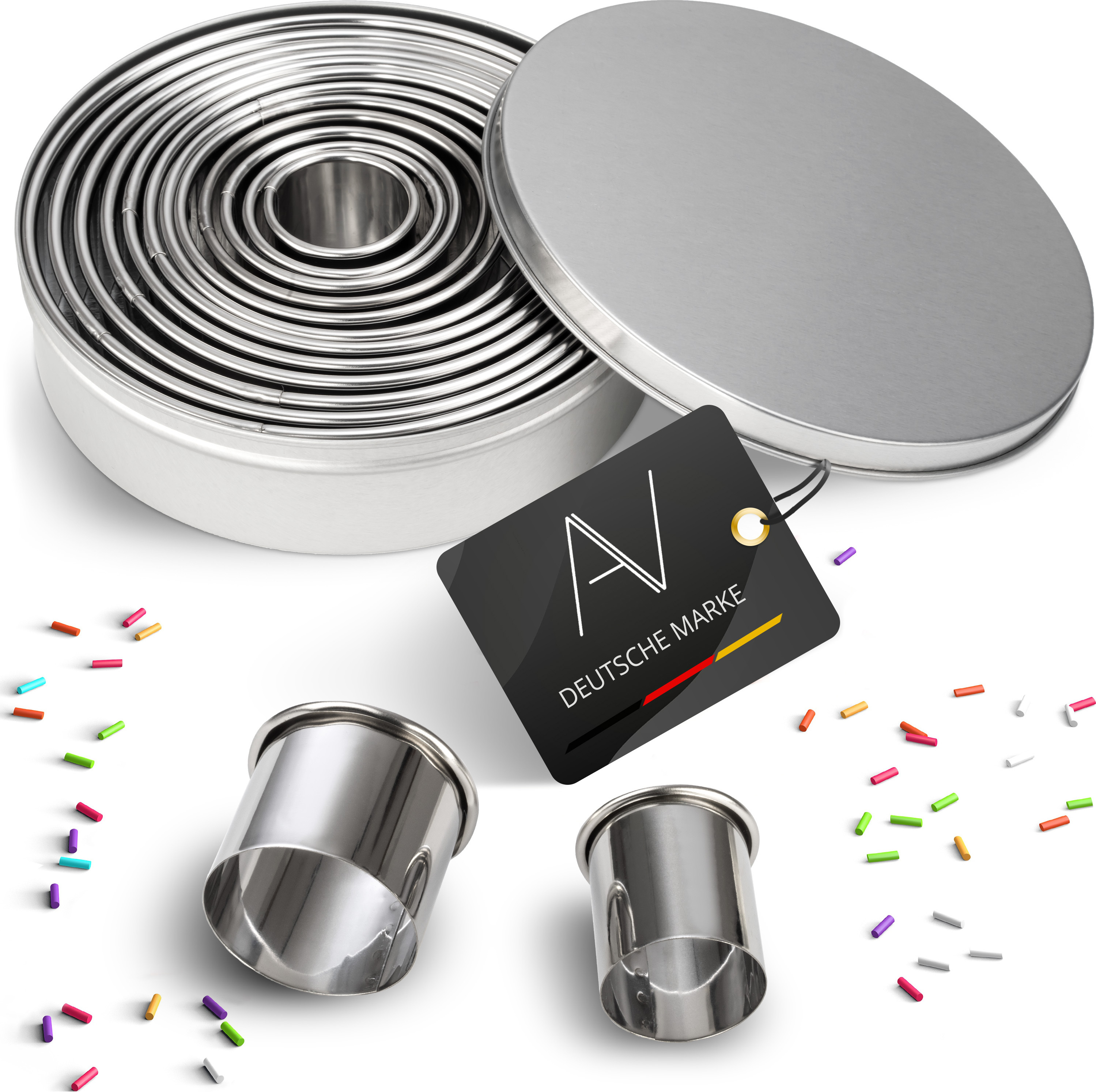 Lares Tagliabiscotti Orso In Acciaio Inox 13 Cm - Prodotto In Germania
