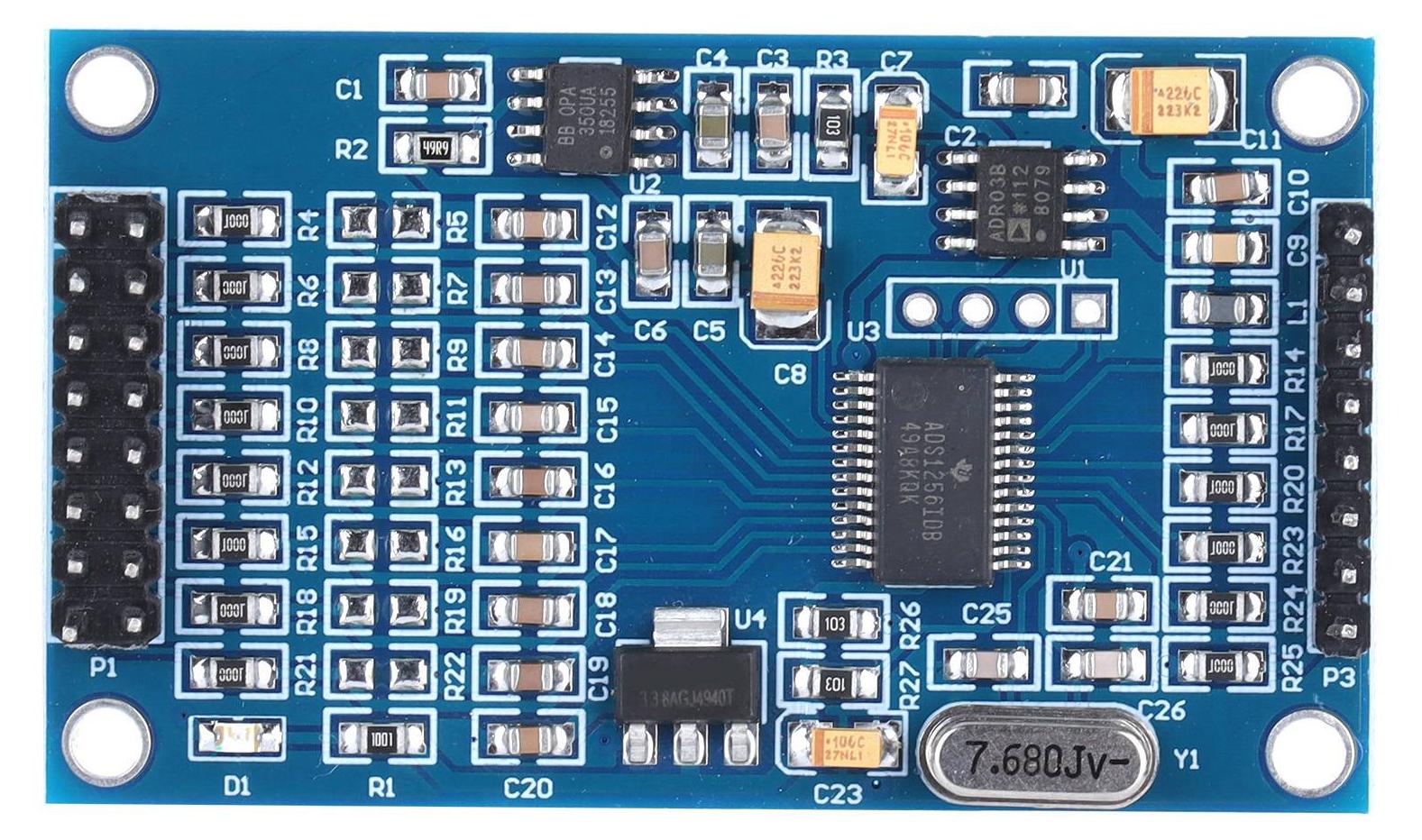 Gistuch Datenerfassungsmodul ABS HighAccuracy ADC 8Kanäle 24Bit elektronische Komponente ADS1256