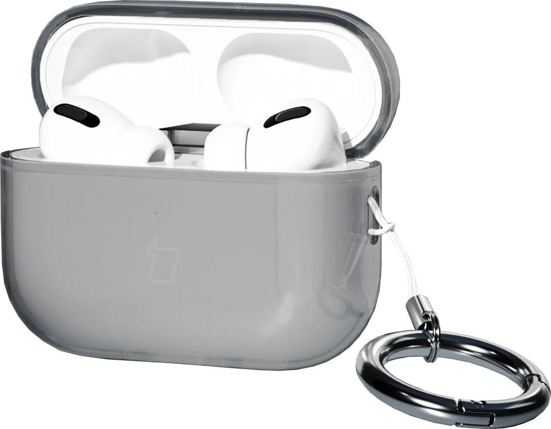 AirPods Pro 3 laadimiskarbiümbris Bizon , must/läbipaistev