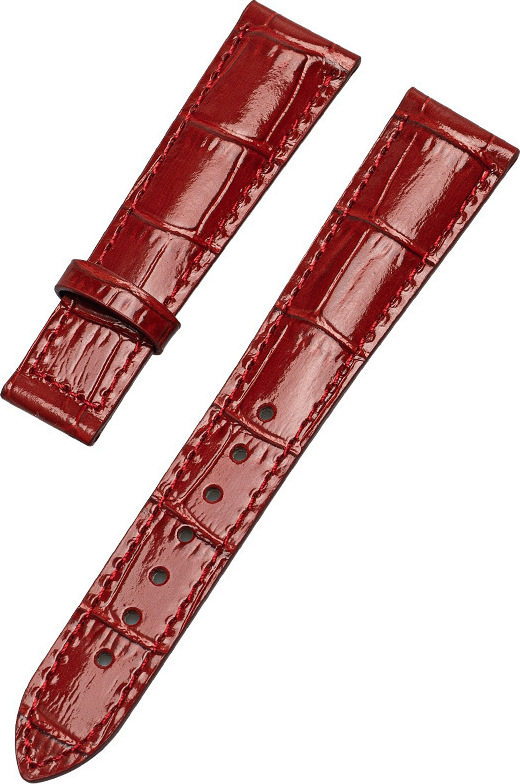INF Retro remienok na hodinky z pravej kože pre Casio SHEEN-5010/5011/3023/5012 Červené víno