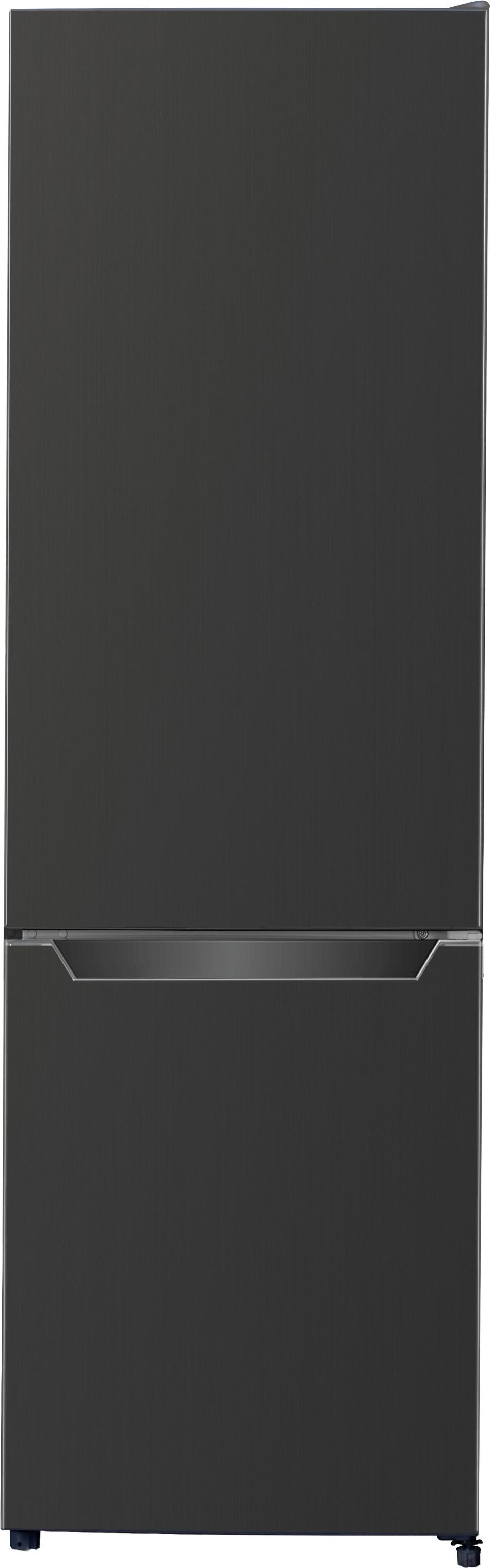 Kühlschrank Kühl Gefrierkombi Standgerät freistehend Black Steel 176 cm Respekta