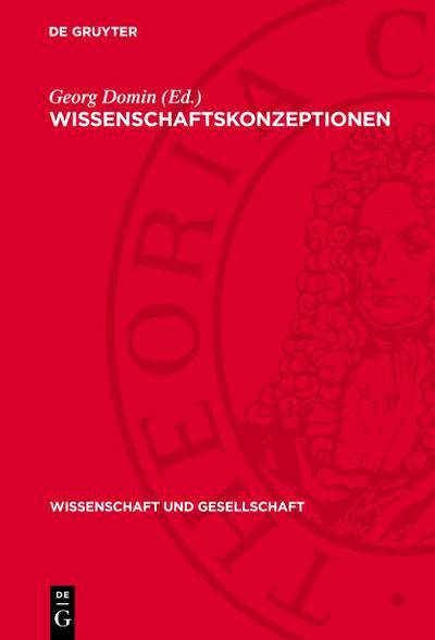 De Gruyter, De Gruyter Wissenschaftskonzeptionen