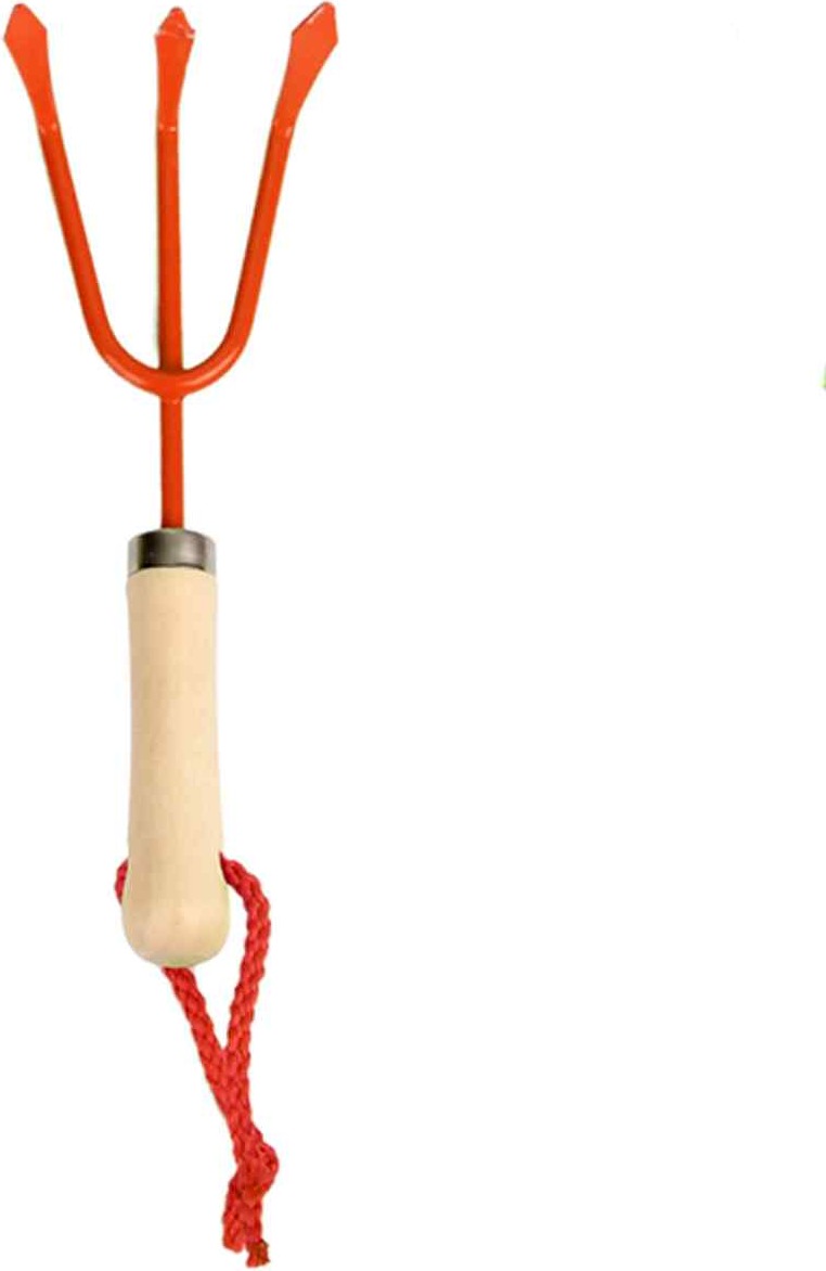 Esschert Design Kinderhandharke Orange - Holz & Metall KG191-2