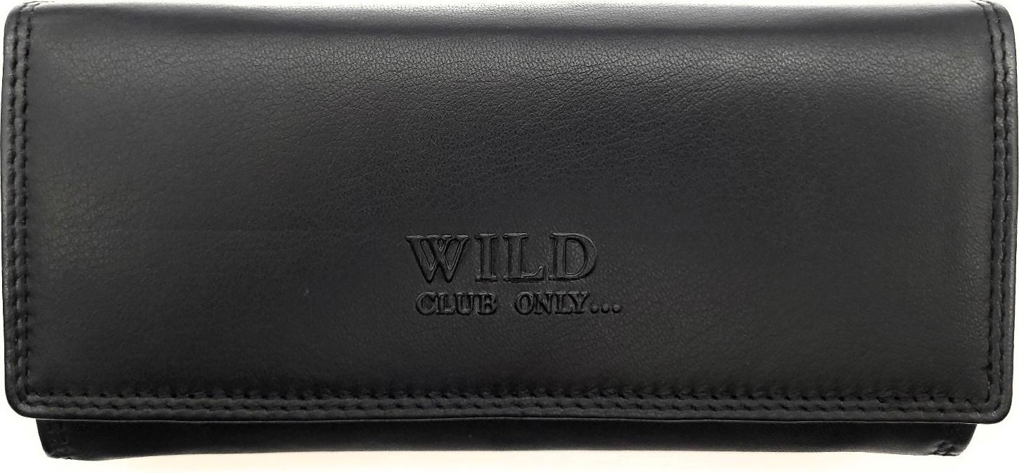 Lemasi Große Damen Geldbörse Echtleder RFID Schutz 18 Kartenfächer Langformat schwarz