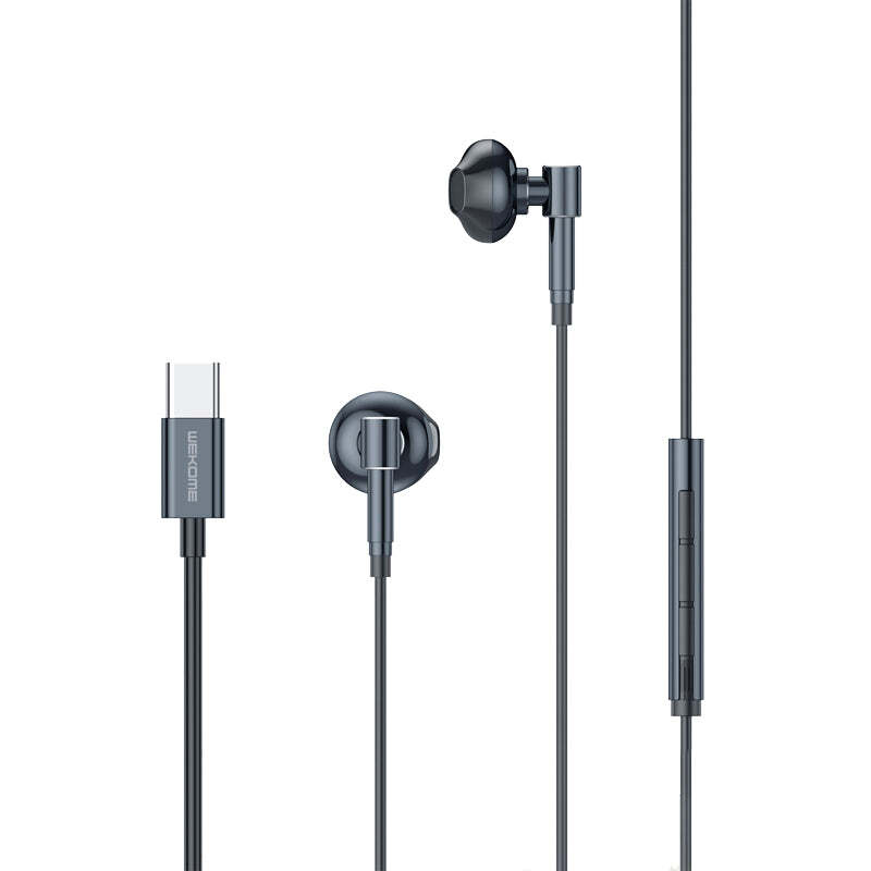 Séria WEKOME YC03 SHQ - káblové slúchadlá USB-C (matný)