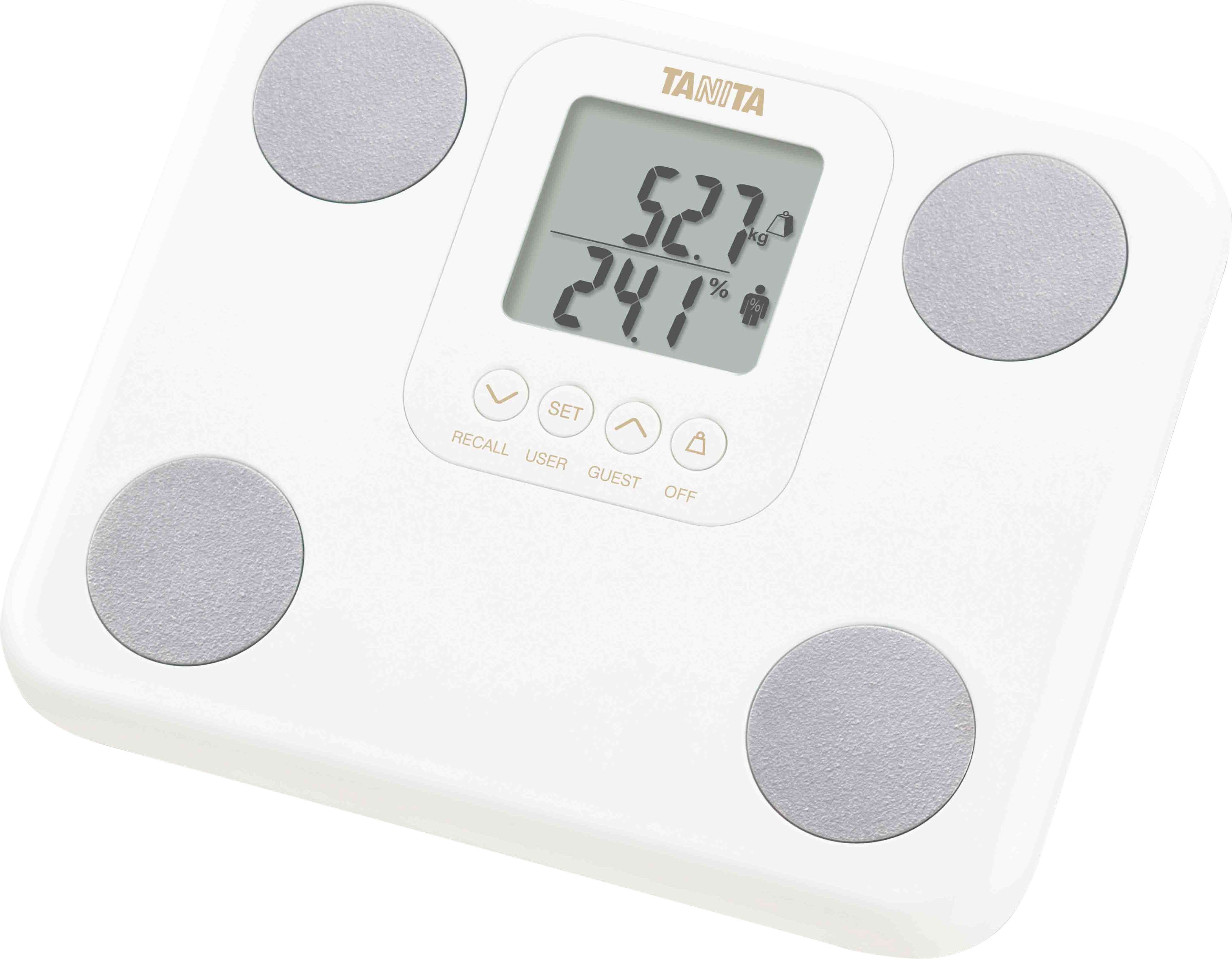 Tanita BC 730 Elektronische Personenwaage, max. 150 kg Tragkraft, LCD-Infodisplay, Körperfettanalyse, Körpermuskelanalyse, Körperwasseranalyse, Speicherfunktion, automatische Personenerkennung