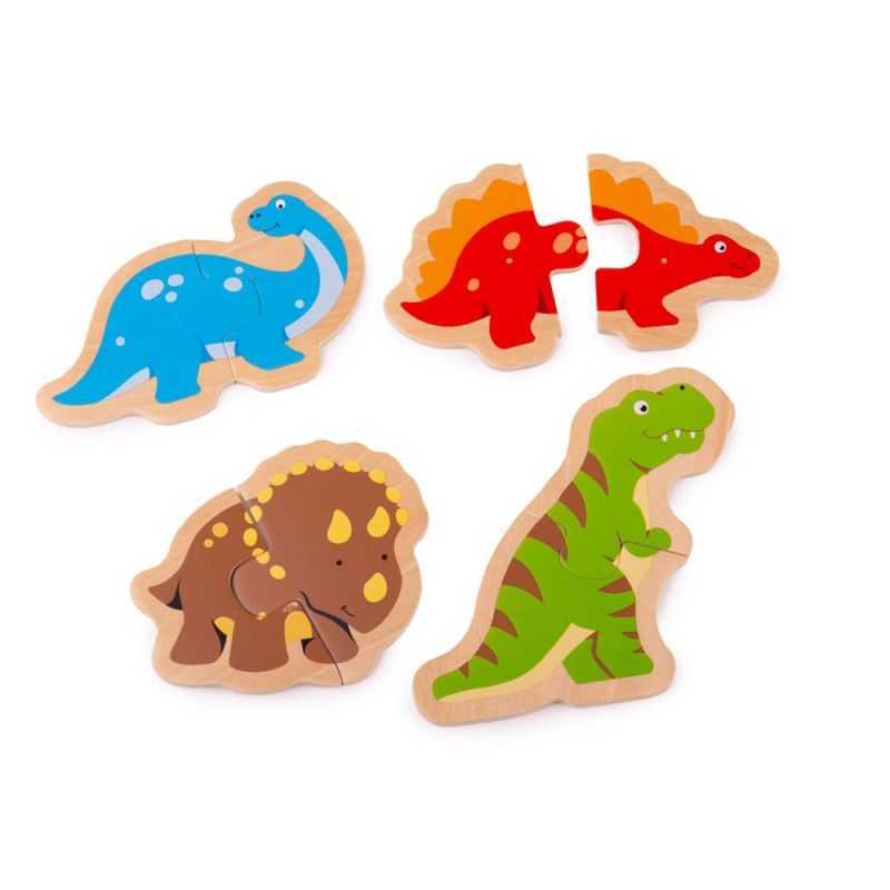 Bigjigs Toys Holzpuzzle Dinosaurier BJ503