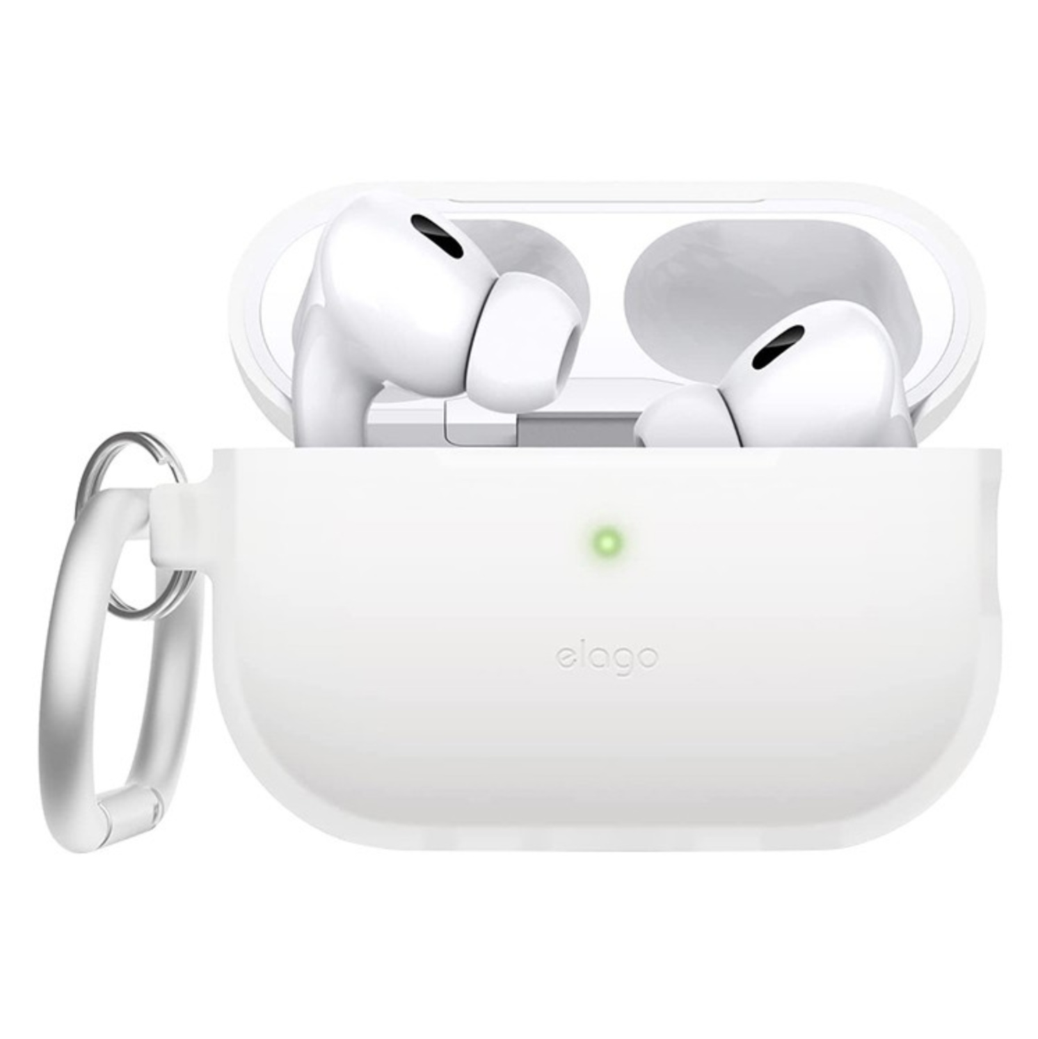 Elago Silikon-Hängehülle für AirPods Pro 2, Nachtleuchtendes Blau EAPP2CSC-ORHA-LUBL
