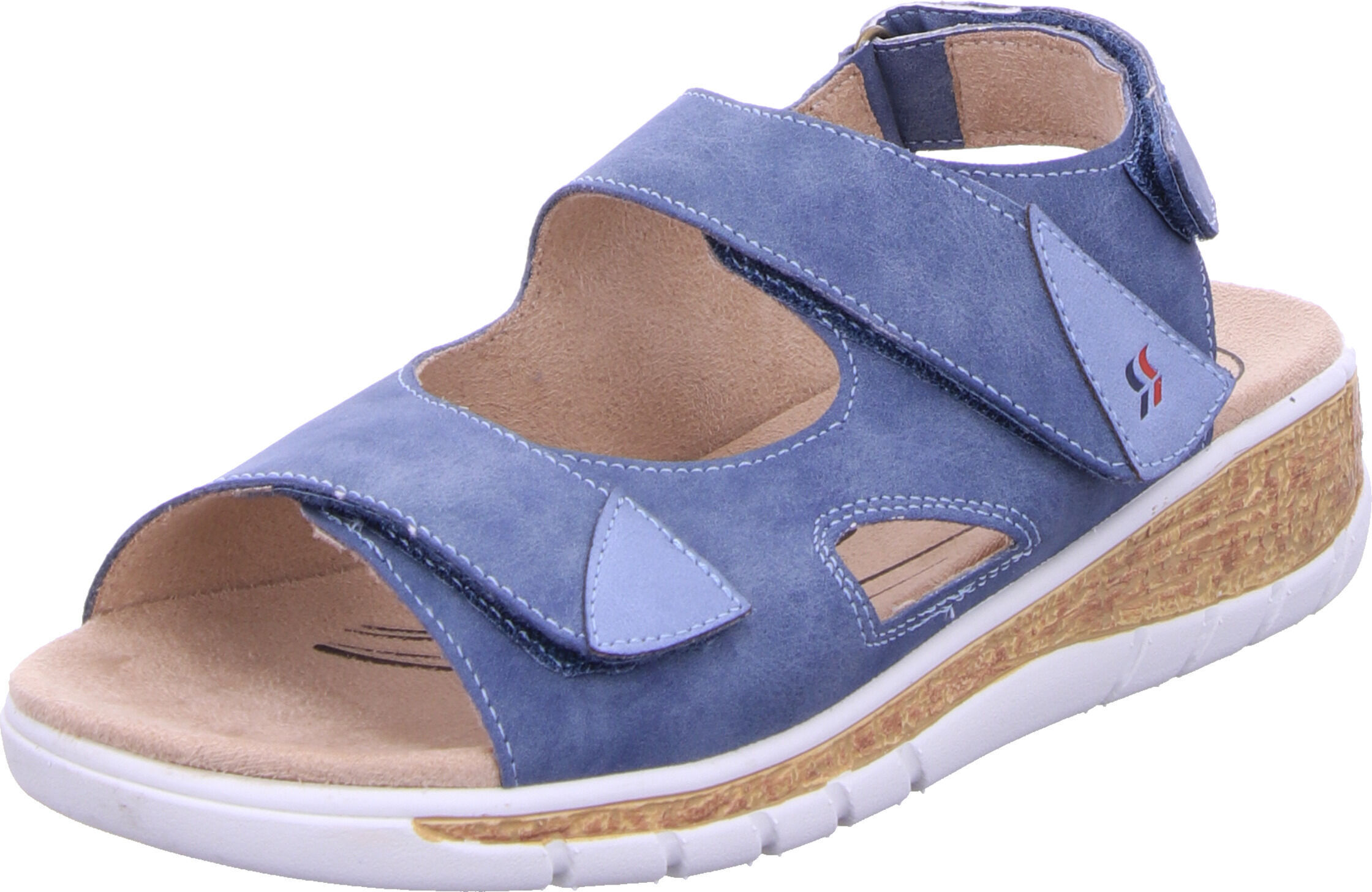Supremo Romika Damen Sandalen 22764-36, 22764-37, 22764-38, 22764-39, 22764-40, 22764-41, 22764-42 ROM-74R0262004 indigo 38 [Schuhe Frau]