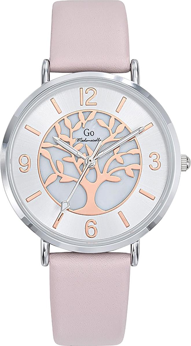 Dámske náramkové hodinky Girl Only Mademoiselle Strom života s motívom ružového koženého remienka quartzové hodinky UGO699502
