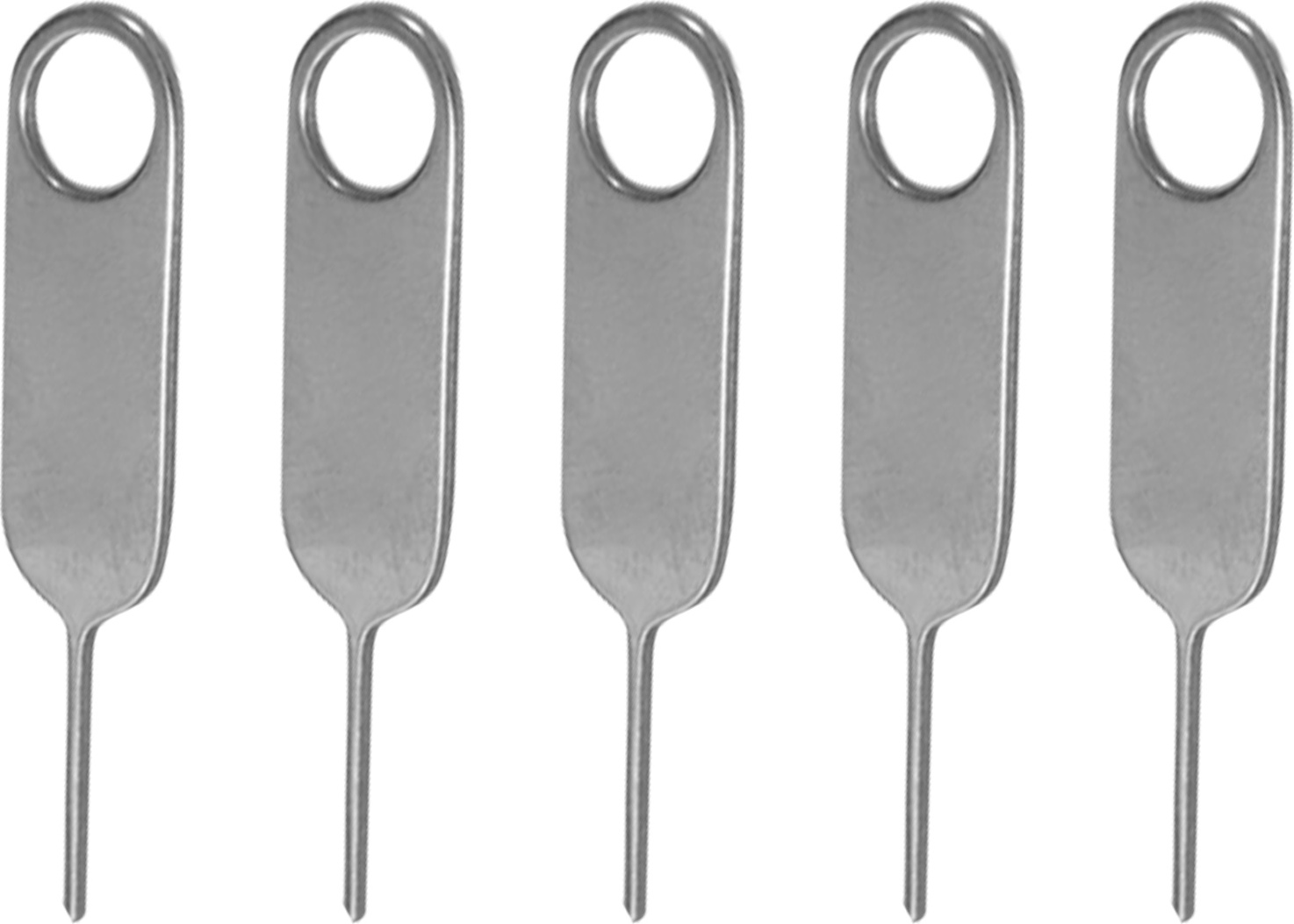 Bmen 5pcs Karten Pin-Burr-frei nicht einfach zu verformen Verformung der SIM-Kartenschalen-Ejektor-Nadel der Kompaktgrößen für Handy 2880266@brem