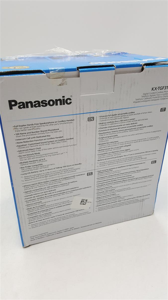 Panasonic KXTGF310EXM Telefon schnurlos schnurgebunden Home;Telefonie KX-TGF310EXM