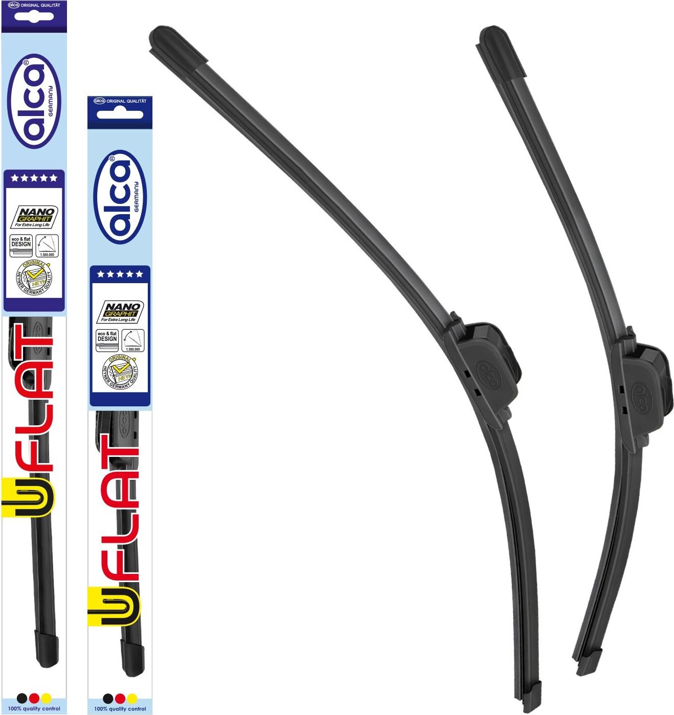 alca® Scheibenwischer ideal für TOYOTA OPA (04.2000 - 08.2003) U-FLAT Flachbalkenwischer
