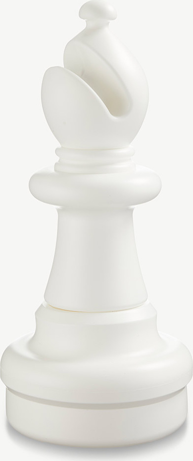 Ubergames - Schachfigur - Laufer 54 cm - Weiß - Geeignet für Ubergames Schachspiel wit