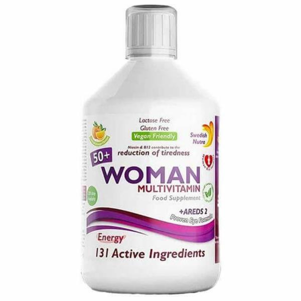 Swedish Nutra AB Swedish Nutra Woman 50+ Multivitamin - Flssiges Multivitamin - 500 ml 1060