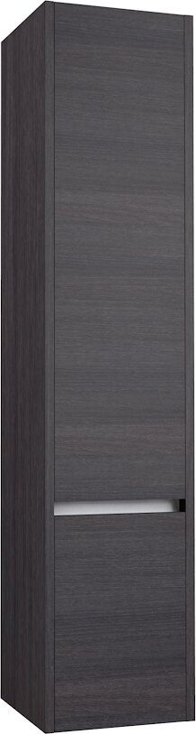 Steiner Shopping Badezimmer - Hochschrank Kolkata 82, Farbe: Eiche schwarz – 160 x 35 x 35 cm (H x B x T)