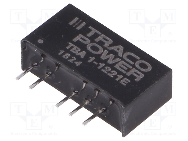 TNE 1x Wandler: DC/DC UAusg2: -5VDC TBA 1-1221E DC/DC Wandler 1W UEing: 10,8÷13,2V _1GH_TBA1-1221E