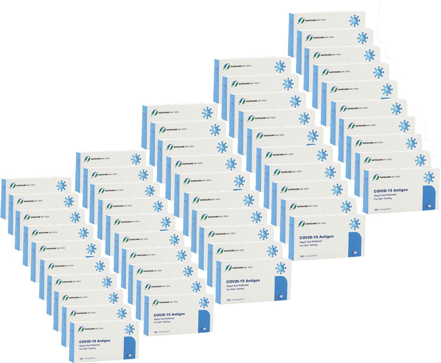 Safecare Biotech 40x Safecare 1er Haltbarkeit 31/02/2026 BIO-TECH COVID-19 & Antigen Schnelltest Rapid Nasal Test | CE 2934 | Laientest Selbsttest + 1x BLT Desinfektio