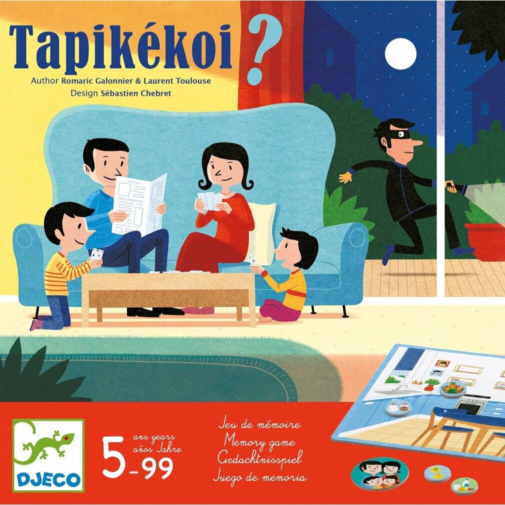 Brettspiel Djeco-Tapikekoi Was fehlt im Haus? DJECO Tapikékoi Stapel