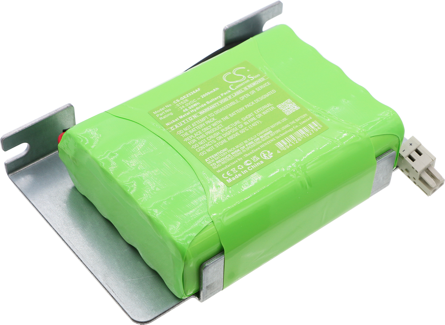 TECHTEK Akku Kompatibel mit [GEZE] EC Drive, ECdrive & Powerdrive Sliding Door Operators, Slimline Ersetzt 106863, für 20KR15/48, für 4894128192794