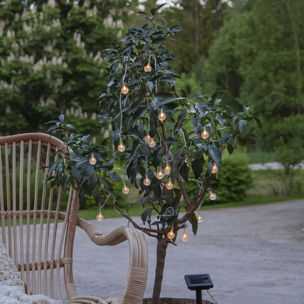 Star Trading Deutschland GmbH LED-Solar-Lichterkette 'Globini', 20 ww LED 12648209