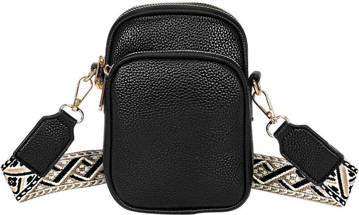 Gallantry Paris Gallantry, Handtasche für Damen Elegant, Schwarz HB-9118-BK