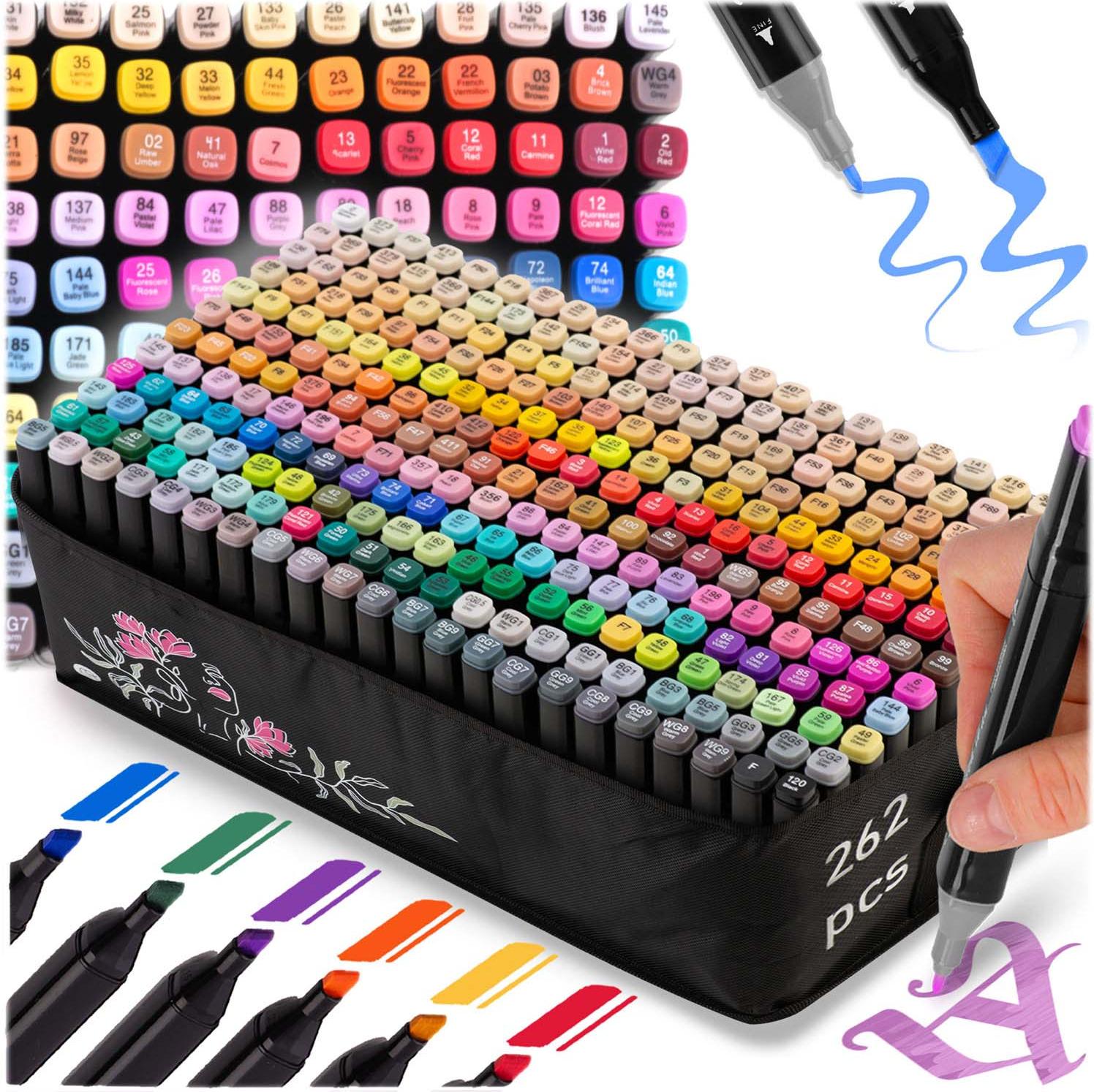 Nukido NK-915 Alkoholmarker mit Tasche, 262 Stück GSHB_janshop_791500